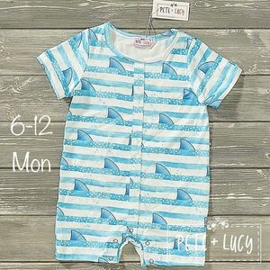 Pete and Lucy Boutique Shark Romper